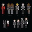 Star Trek Next Generation Family Car Decals