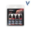 Ruby Red Paint Set (4 Colors) True Metallic Metal