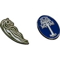 Lord of the Rings Collectors Pins 2-Pack Rohan Horse & White Tree
