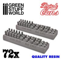 Drink Cans Resin Set (72)