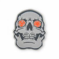 Dungeons and Dragons Enamel Pin Badge Skull