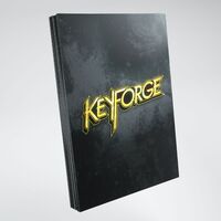 KeyForge Logo Sleeves Black (40)