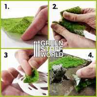 Grass Mat 38x26mm Dark Green