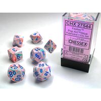 Festive® Pop Art™/blue 7-Dice set