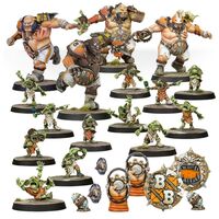 Fire Mountain Gutbusters Ogre Blood Bowl Team