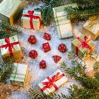 Christmas Dice Set