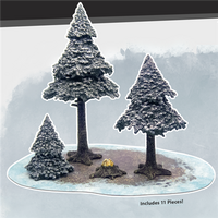 Snowy Pine Forest