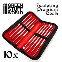 Sculpting Tools Set x10 - Premium with Case