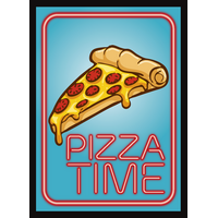 Legion Double Matte Art Sleeves Pizza Time