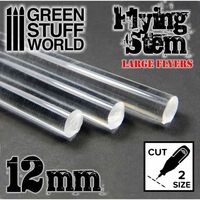 Clear Acrylic Rods 12 mm
