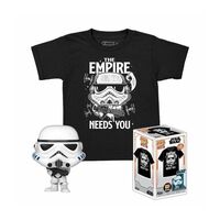 Φιγούρα Funko POP! STAR WARS POCKET POP & TEE BOX STORMTROOPERS SIZE L