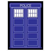 Legion Matte Sleeves Police Box Black Border (50)