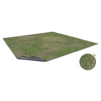 Grassy Fields Gaming Mat 3x3 - Grid