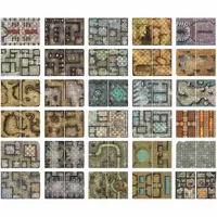 Big Book of Battle Mats - Cells & Shrines