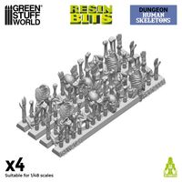 3D Printed - Skulls & Bones - Human Skeletons 1:48