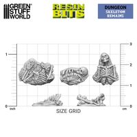 3D printed - Skulls & Bones - Skeleton Remains 1:48