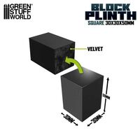 Black Display Block 3x3cm