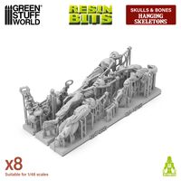 3D Printed - Skulls & Bones - Hanging Skeletons