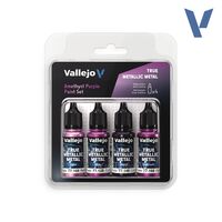 Amethyst Purple Paint Set (4 Colors) True Metallic Metal