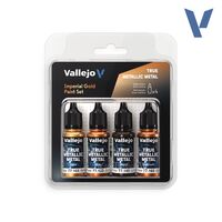 Imperial Gold Paint Set (4 Colors) True Metallic Metal