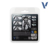 Sterling Silver Paint Set  (4 Colors) True Metallic Metal