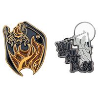 Lord of the Rings Collector's Pins 2-Pack You Shall not Pass 8cm