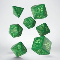 Call of Cthulhu Green & Glow in the Dark Dice Set