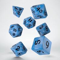 Classic Runic Dice Set Glacier & Black