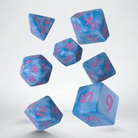 Classic Runic Dice Set Glacier & Pink