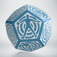 Hit Location D12 Blue & White