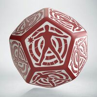 Hit Location D12 Red & White