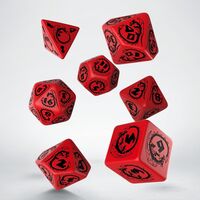 Dragons Dice Set Red & Black