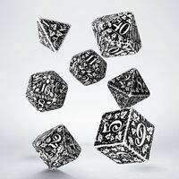 Forest Dice Set White & Black