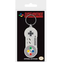 Super Nintendo Controller Rubber Keychain