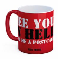 Chuck Norris Ceramic Mug See You In Hell