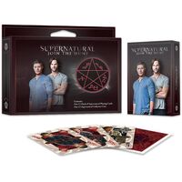Supernatural playing cards with collecting coin