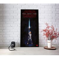 Star Wars Episode VIII Glass Poster Rey