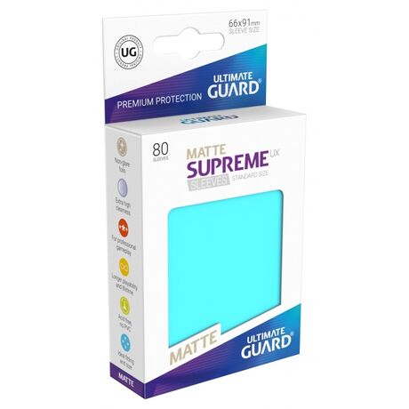 Matte Supreme UX Sleeves Aquamarine (80)