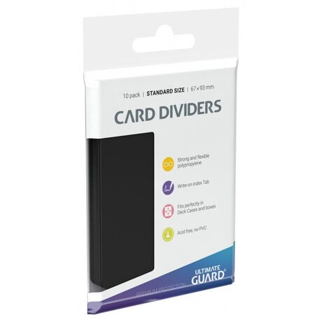 Card Dividers Black (10)