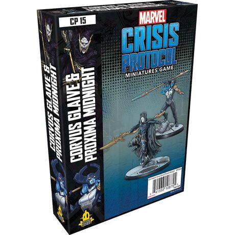 Corvus Glaive and Proxima Midnight Marvel Crisis Protocol