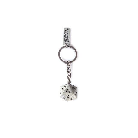 Dungeons & Dragons Metal Keychain Dice 3D