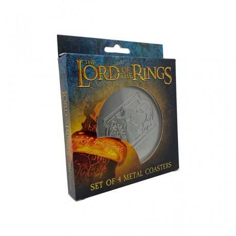 The Lord of the Rings Set of 4 Metal Coasters