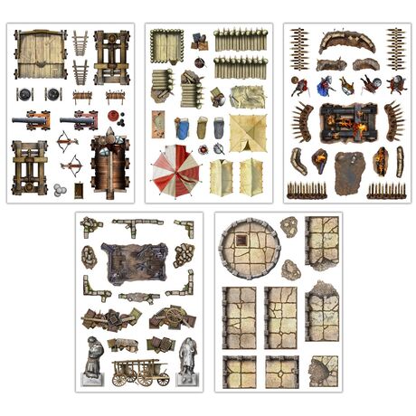 Add-On Scenery for RPG Maps - War & Siege