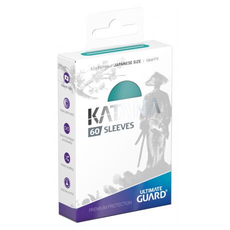 Katana Sleeves Japanese Size Turquoise (60)