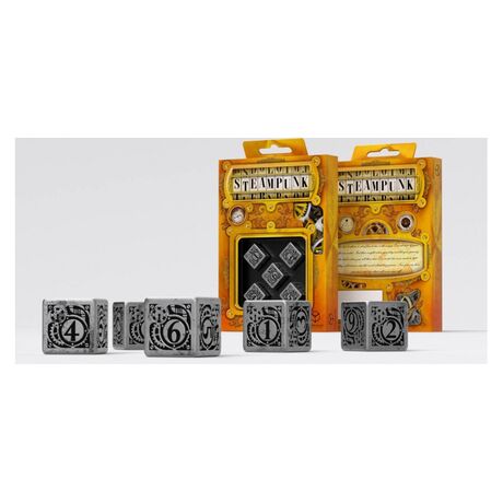 Metal Steampunk 5D6 Dice