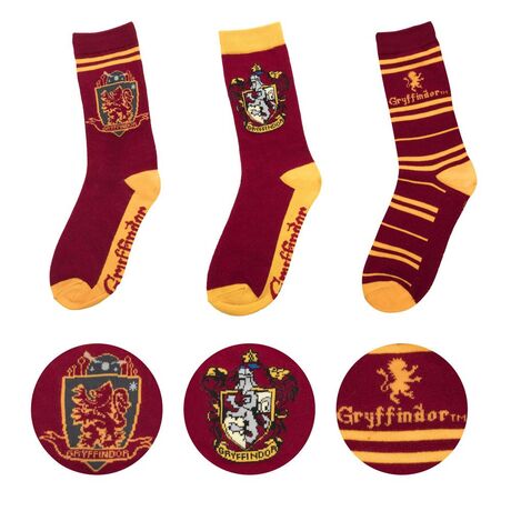 Harry Potter Socks 3-Pack Gryffindor 35-45