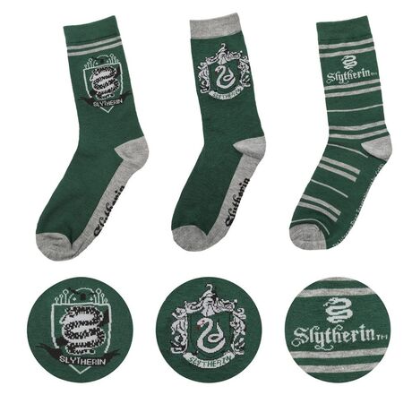 Harry Potter Socks 3-Pack Slytherin 35-45