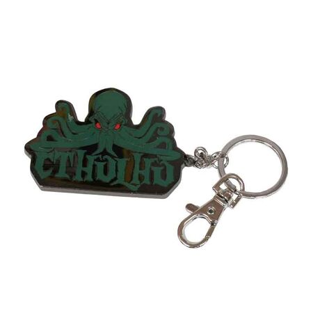 Cthulhu Logo 7cm Metal Keychain