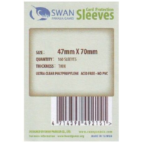 Swan Sleeves 47mm X 70mm