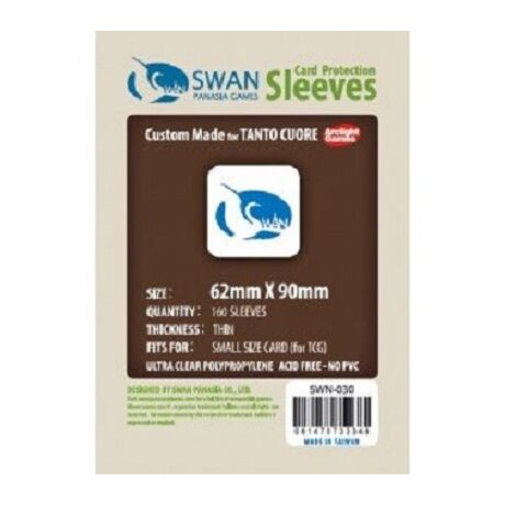 Swan Sleeves 62mm X 90mm (160 pieces)